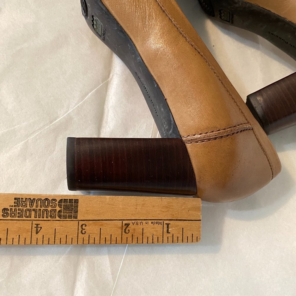 Lk New Hush Puppies sz 9 ~Tan Leather - Picture 11 of 14